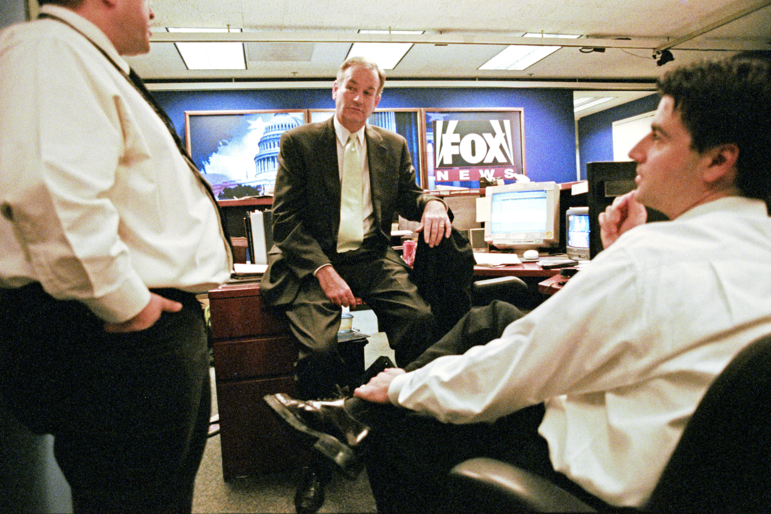 John Tantillo - Bill O'Reilly Rolling Stone Magazine Cover Image of Bill O'Reilly in a newsroom that was included in the article about John Tantillo in Rolling Stone Magazine