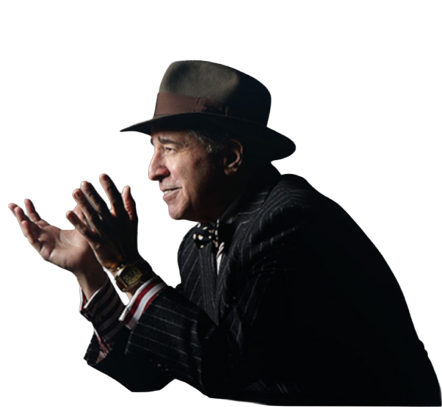 Image of John Tantillo "the marketing doctor" with both hands up as he speaks 